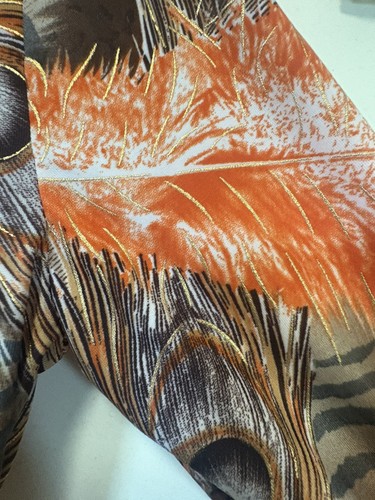 Seduction Peacock Print Dress L - photo 2
