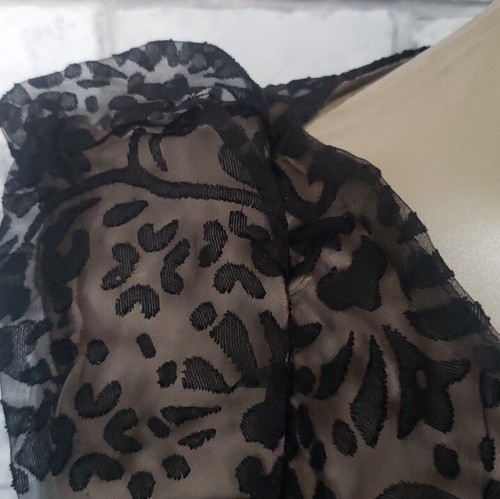Ultra Pink Black Lace Dress Nude Colour Underlay M - photo 4
