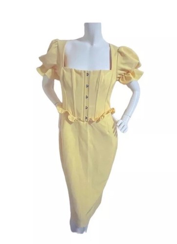 Lavish Alice 🍋🍸Lemon Sherbet Dress US 8
