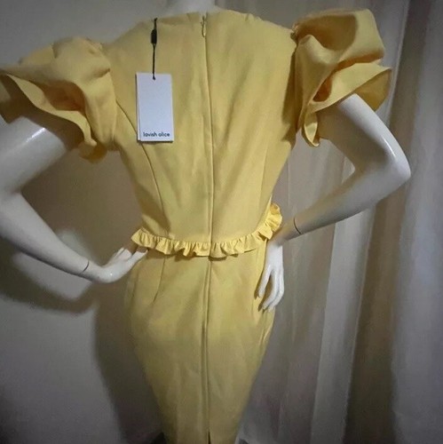 Lavish Alice 🍋🍸Lemon Sherbet Dress US 8 - photo 5
