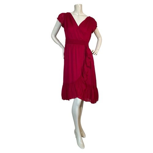 Coast Cherry Red Ruffle Tiered Dress US 8 - photo 5