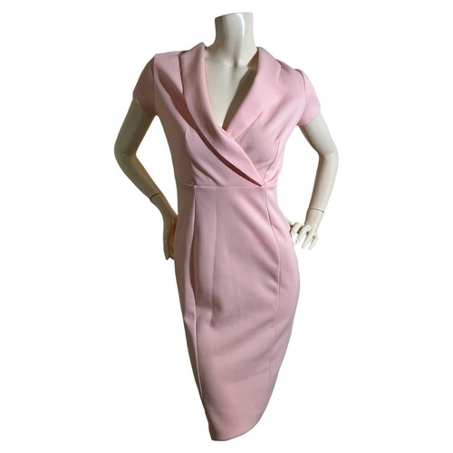 NWT Bodycon Collar Dress Blush Small