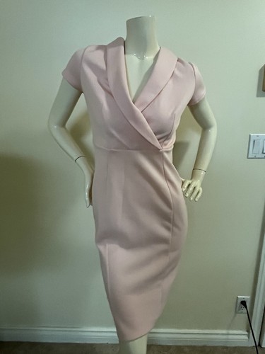 NWT Bodycon Collar Dress Blush Small - photo 5