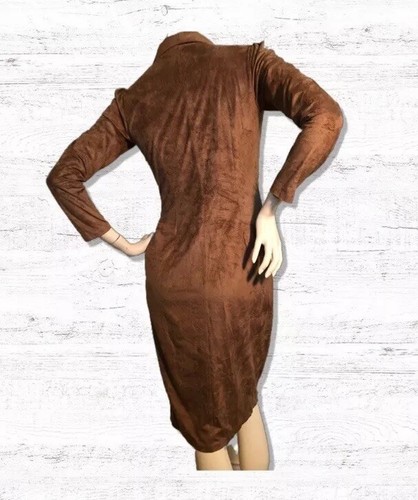GENESE Faux Suede Dress US 6 - photo 2