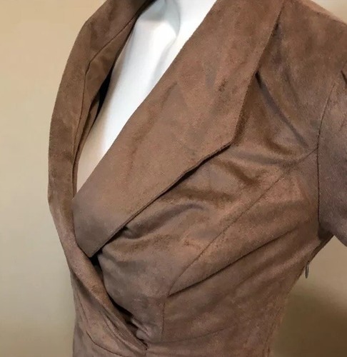 GENESE Faux Suede Dress US 6 - photo 4