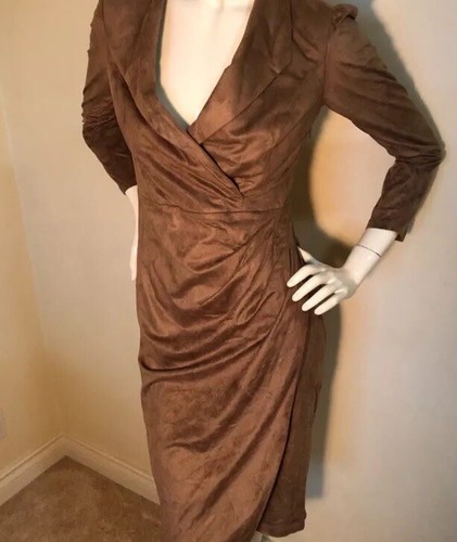 GENESE Faux Suede Dress US 6 - photo 5