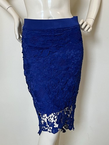 Electric Blue Lace Skirt/Top Set - photo 4