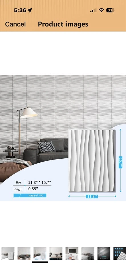 Art3d 24-Pack 3D Wall Panels for Interior Wall Décor - photo 2