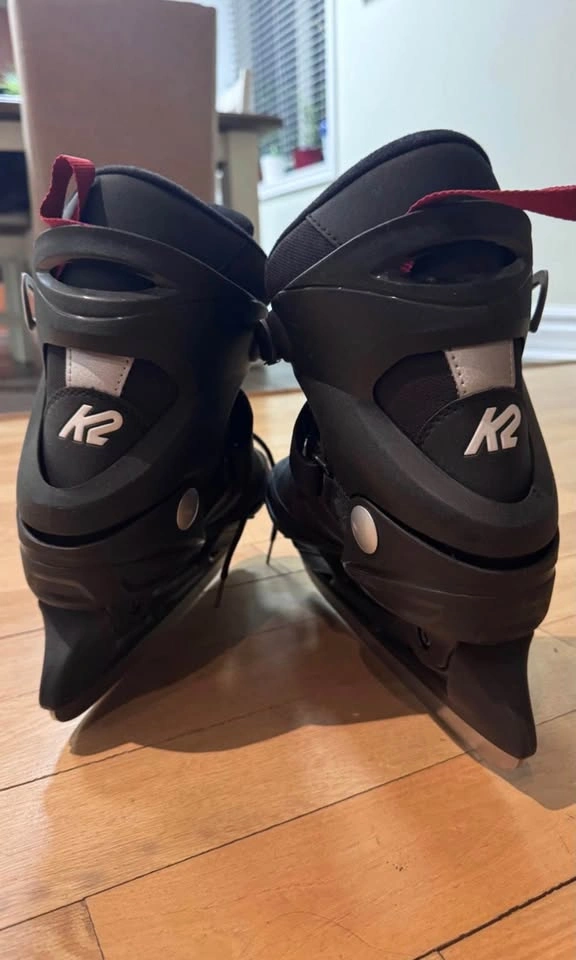 Gently used K2 Fit Ice skates with hockey blades - photo 3