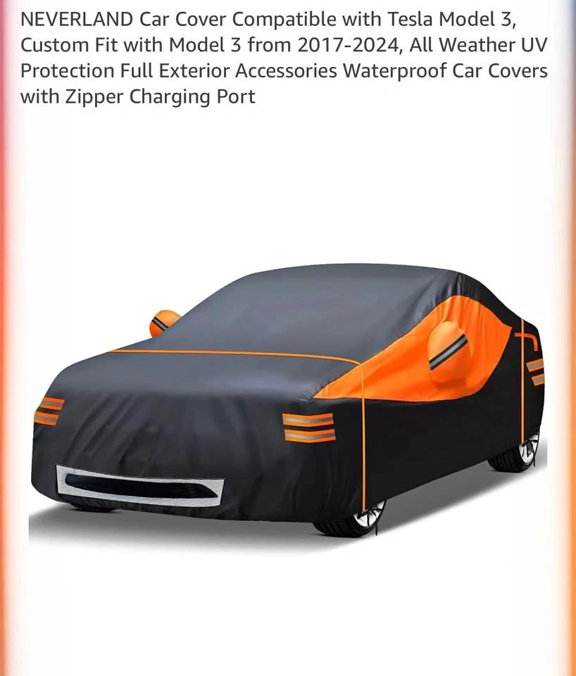 Brand New Tesla Model 3 Car Cover (2017–2024) – Waterproof