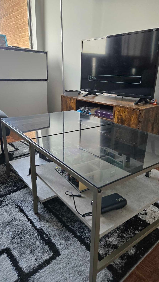 Glass Top Coffee Table