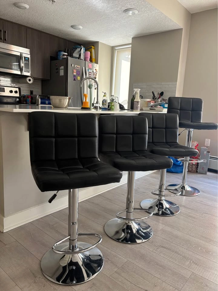 Barstools / Counter stools, set of 4 - photo 2
