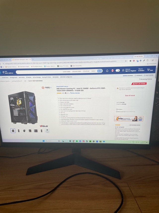 TUF Gaming PC Prebuilt + Mouse + Keyboard + Microphone - photo 2