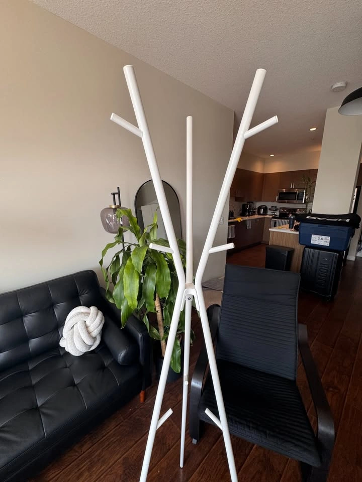 Modern White Tree Coat Rack | Entryway Hall Stand - photo 2