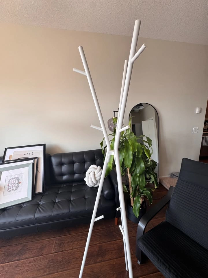 Modern White Tree Coat Rack | Entryway Hall Stand - photo 3