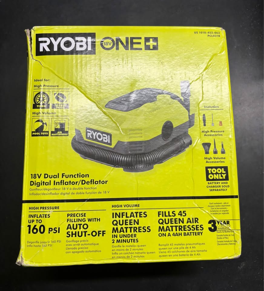 Ryobi 18 V digital inflator - photo 2