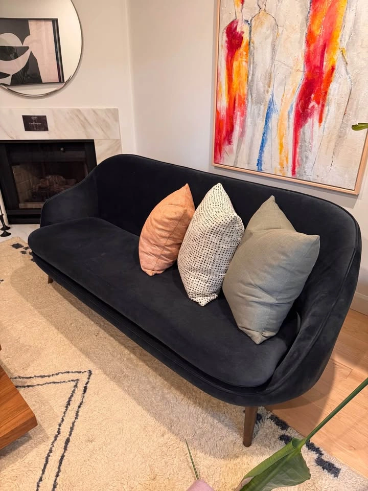 Elte mkt velvet sofa - photo 3