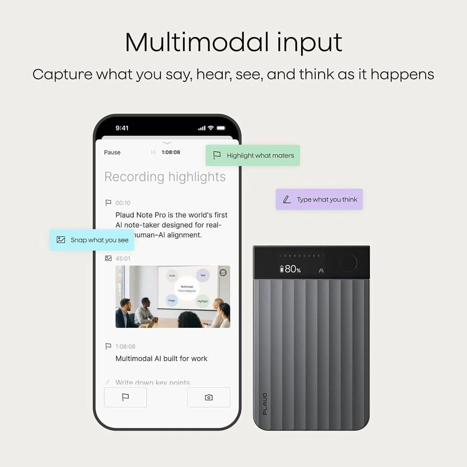 Plaud Note Pro AI Voice Recorder - photo 3