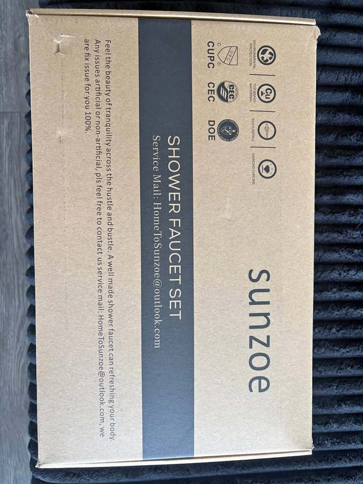 SUNZOE Shower Head Set with Tub Spout