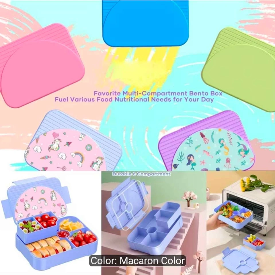 Mermaid space theme Large Capacity Printed Lunch Box - photo 3
