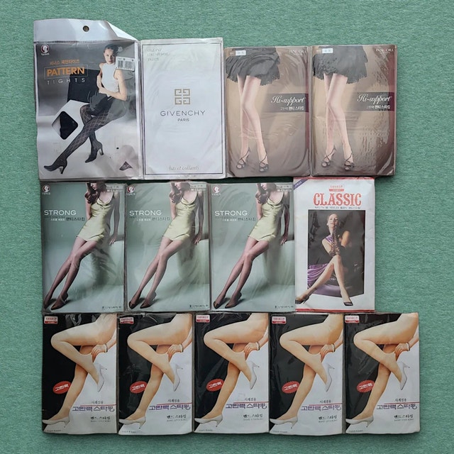 Korean Pantyhose Lot (13 Pairs) - Brand New, Unused, Size M-L