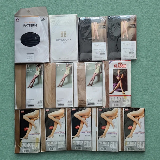 Korean Pantyhose Lot (13 Pairs) - Brand New, Unused, Size M-L - photo 2