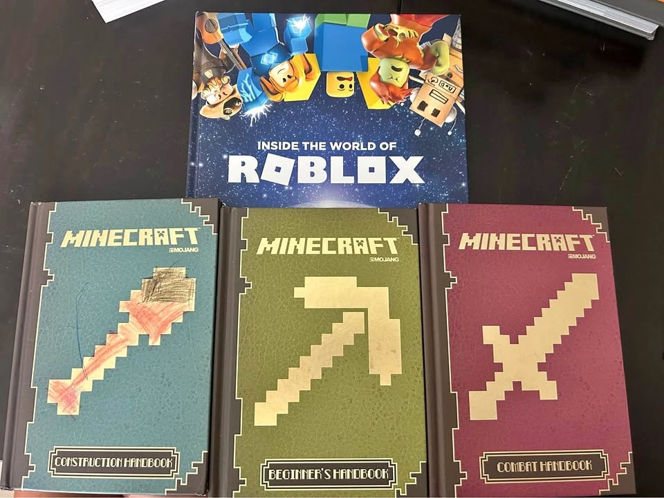 Roblox and Minecraft books