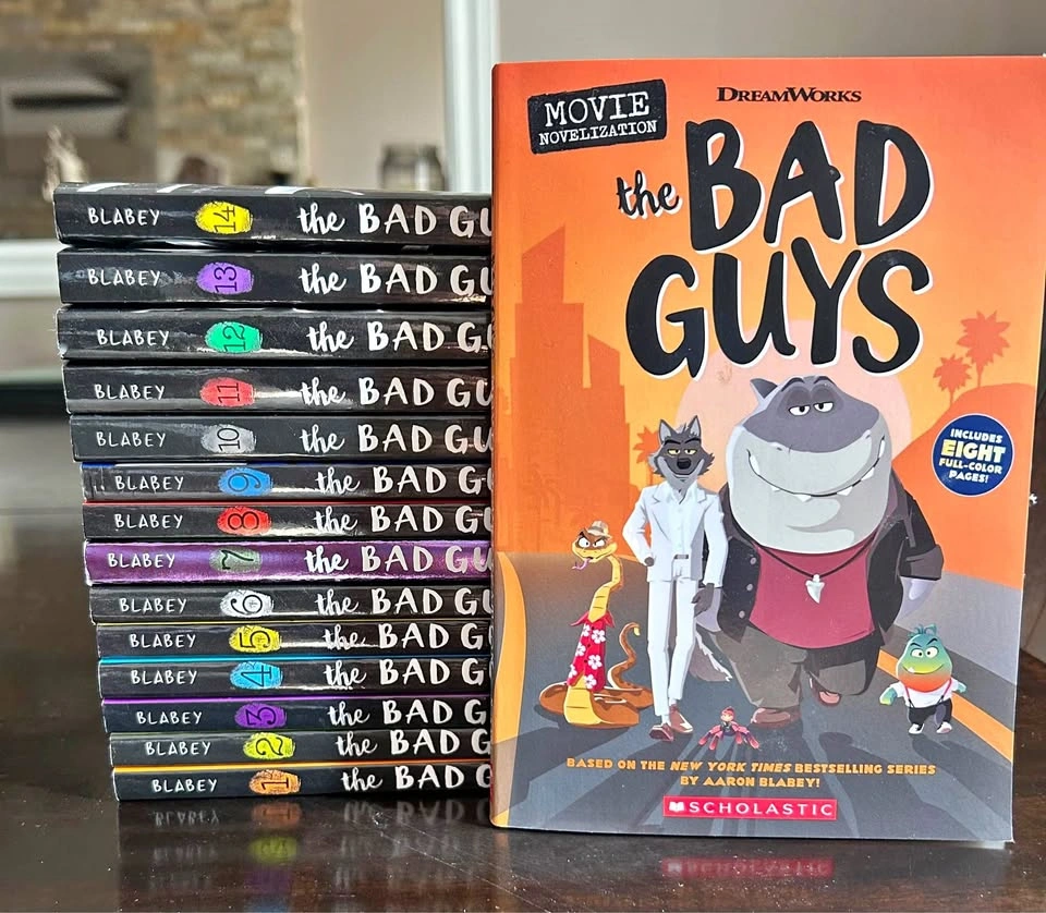 Bad Guys Books 1-14 + the movie novelization