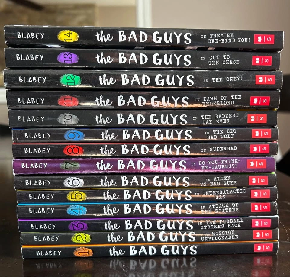 Bad Guys Books 1-14 + the movie novelization - photo 2