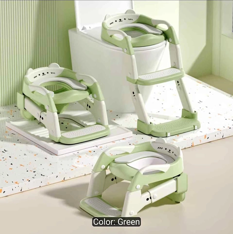 3-in-1 Folding Toddler Toilet Training Ladder Seat