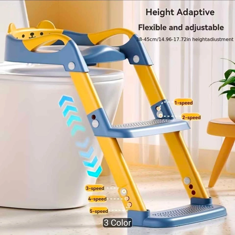 3-in-1 Folding Toddler Toilet Training Ladder Seat - photo 4