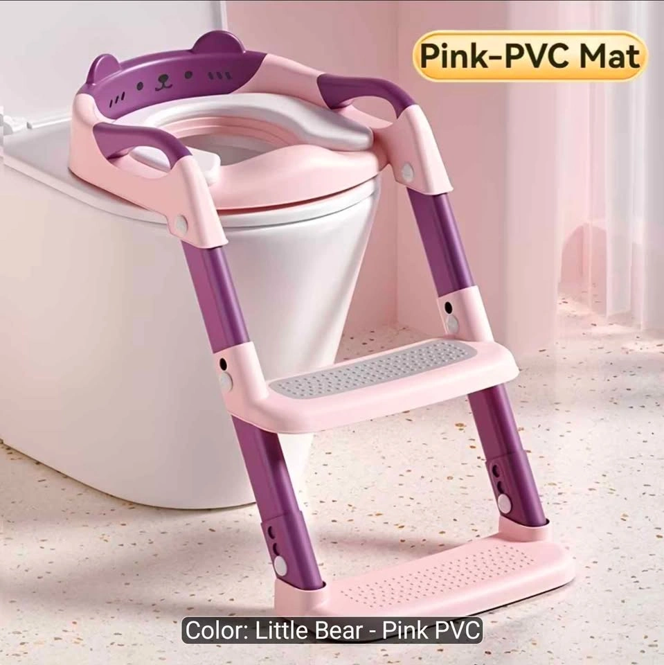 3-in-1 Folding Toddler Toilet Training Ladder Seat - photo 5