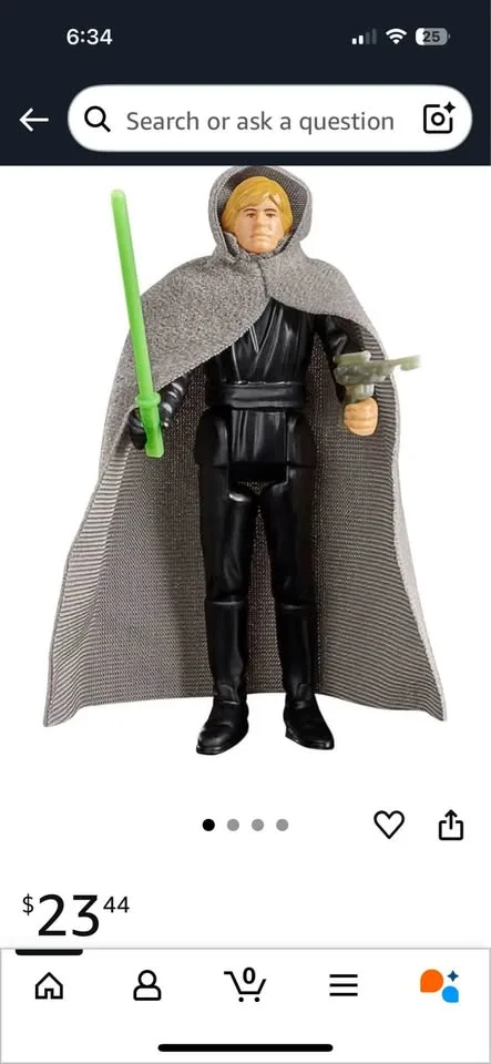 Star Wars Luke Skywalker Retro Collection Kenner Figure image indicator(3)