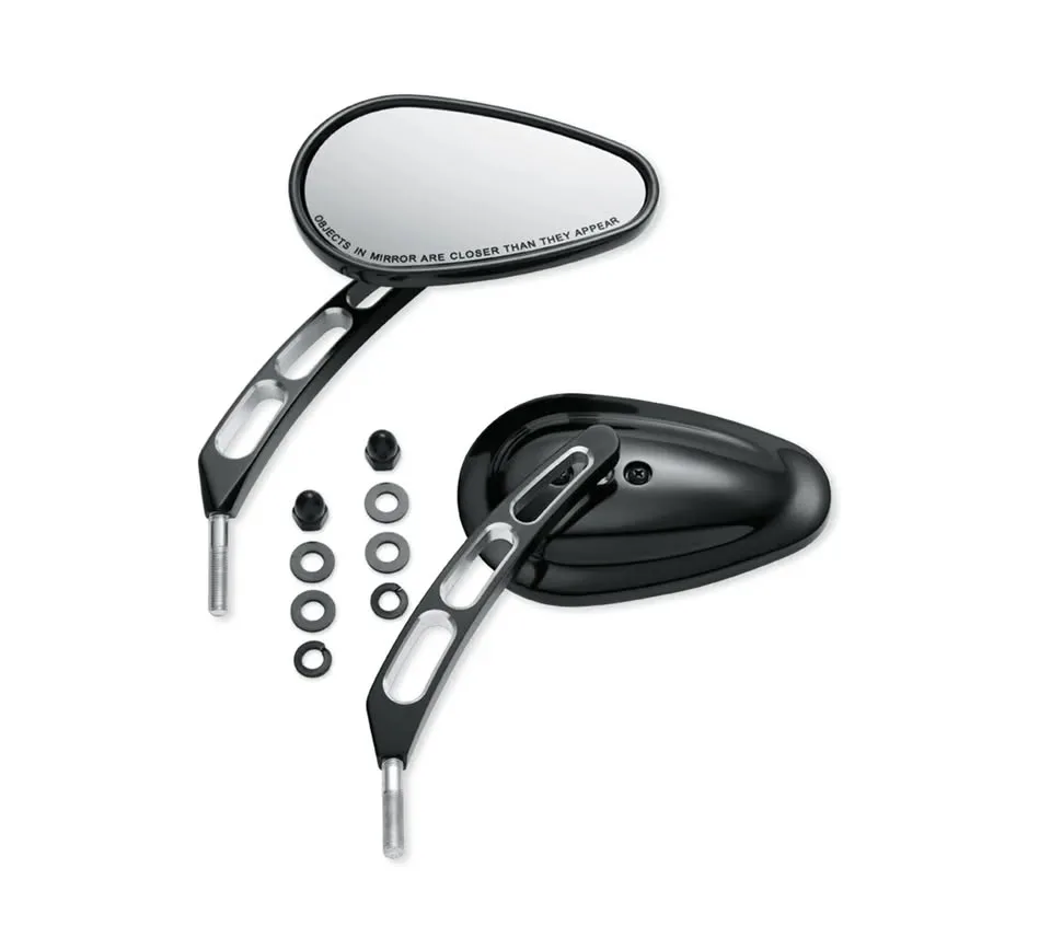 Harley Davidson Edge Cut Stem Mirrors image indicator(2)