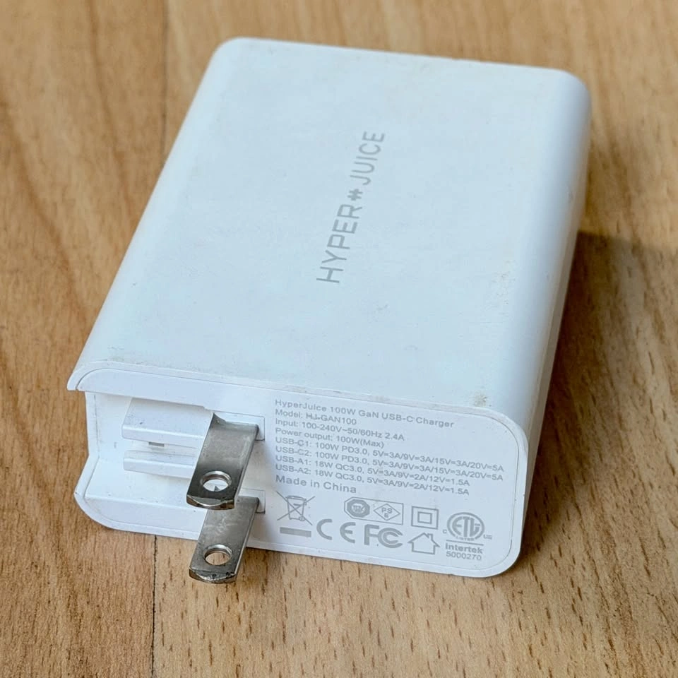 HyperJuice 100W GaN USB-C & USB-A Charger - photo 3