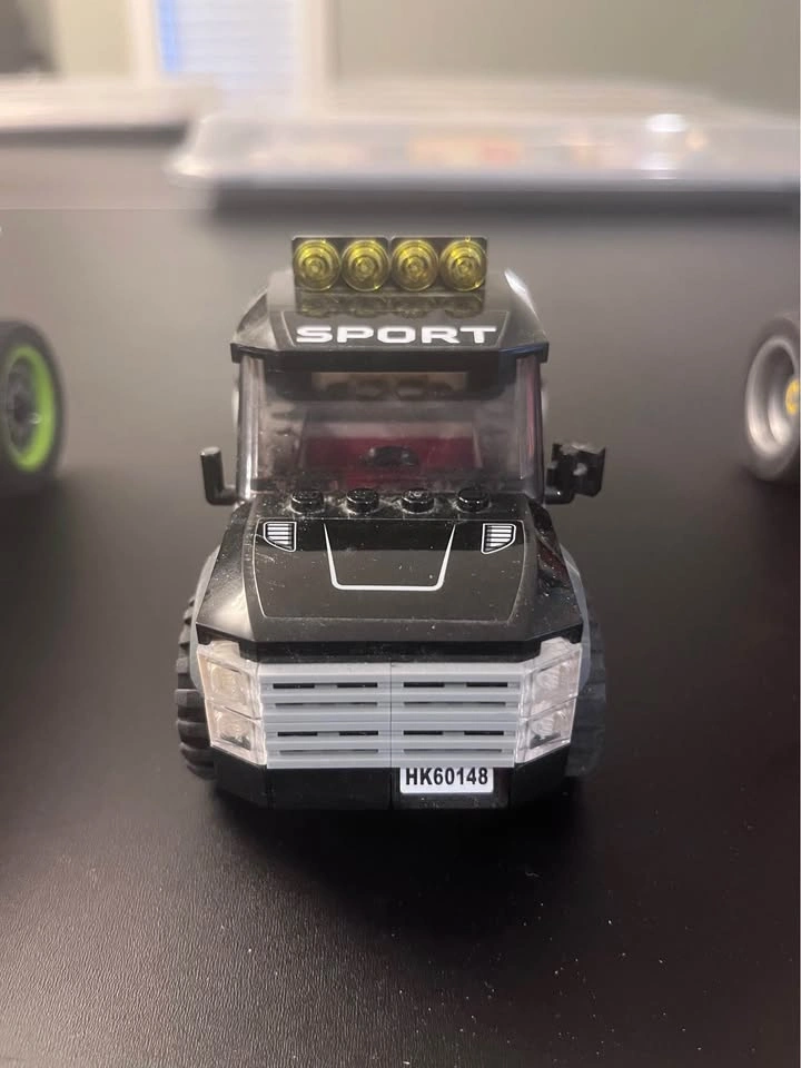 LEGO Vehicle Lot – Police Off-Road Buggy + Black Pickup + Red Cu - photo 4