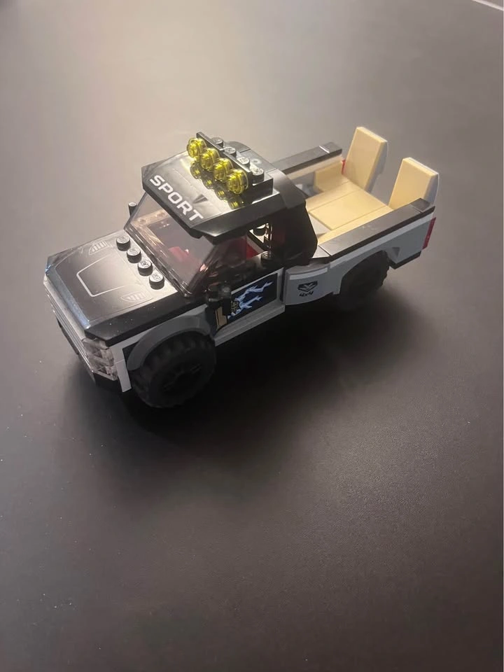 LEGO Vehicle Lot – Police Off-Road Buggy + Black Pickup + Red Cu - photo 5