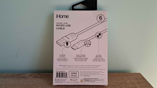 New iHome Braided Micro USB Cable - photo 3