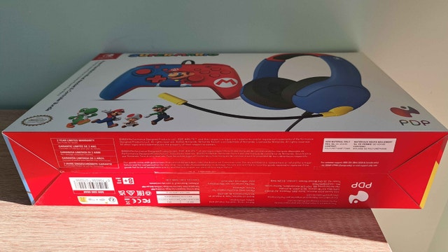 New PDP Nintendo Switch Super Mario Controller and Headset - photo 2