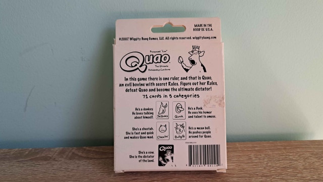 Quao Card Game
