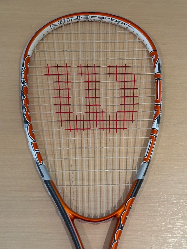 Wilson Nano Carbon Blaze Squash Racket - New Grip - photo 2