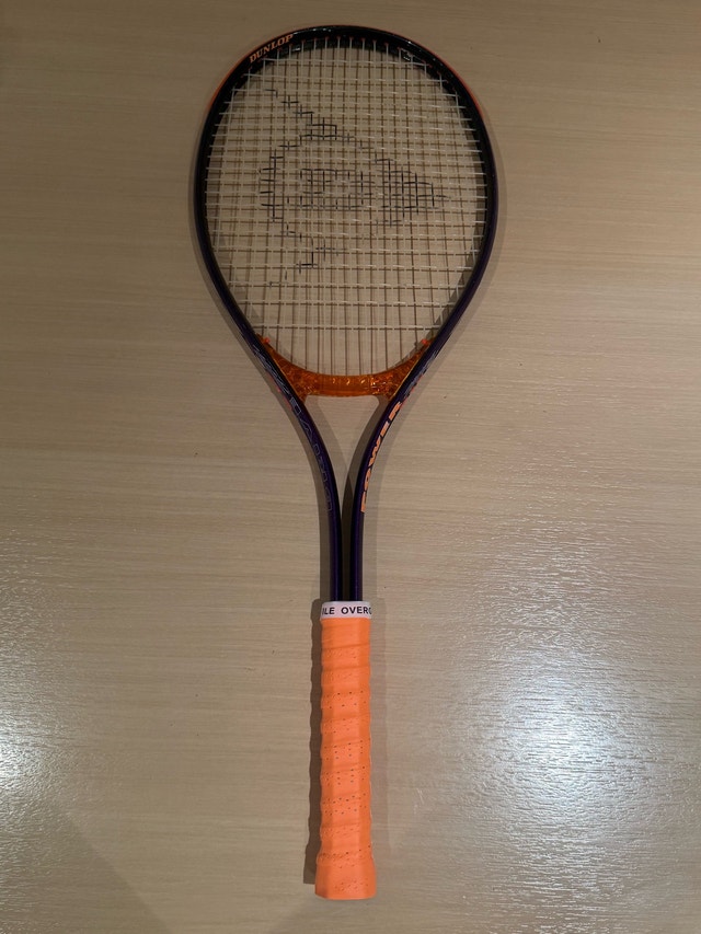 Dunlop Power Drive Tennis Racket Racquet - New Grip & Cover