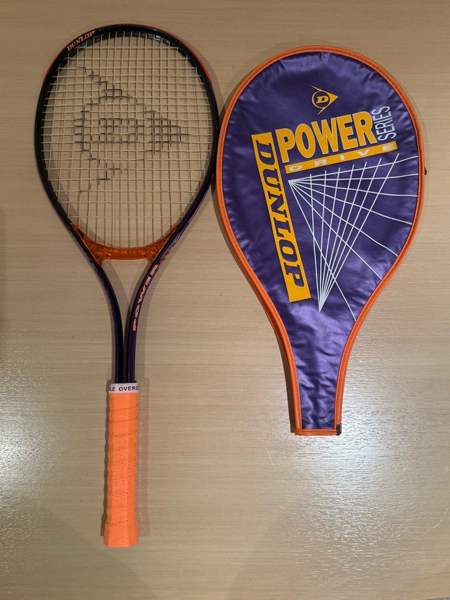Dunlop Power Drive Tennis Racket Racquet - New Grip & Cover - photo 5