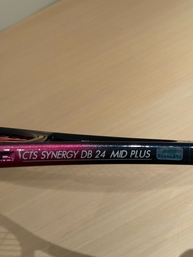 Prince CTS Synergy DB 24 Mid Plus Tennis Racket New Grip - photo 3