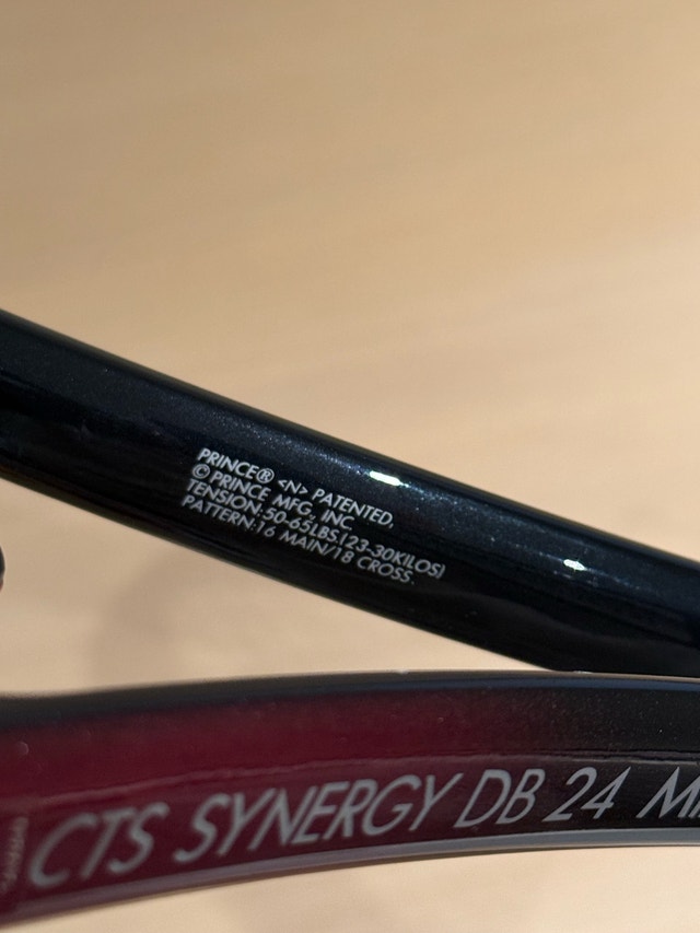 Prince CTS Synergy DB 24 Mid Plus Tennis Racket New Grip - photo 4
