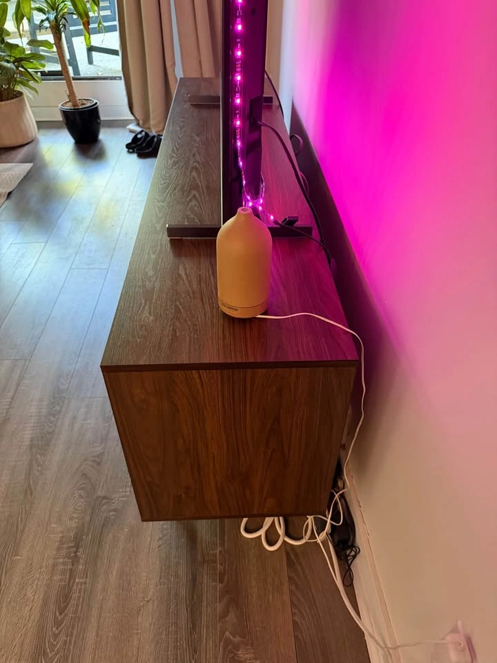 70” Modern Walnut TV Stand / Media Console - photo 3