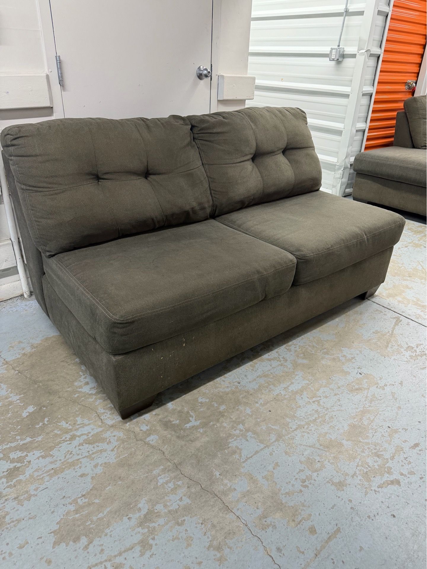 Pullout sectional sofa L shape - 3 parts - 6 seats total - photo 2