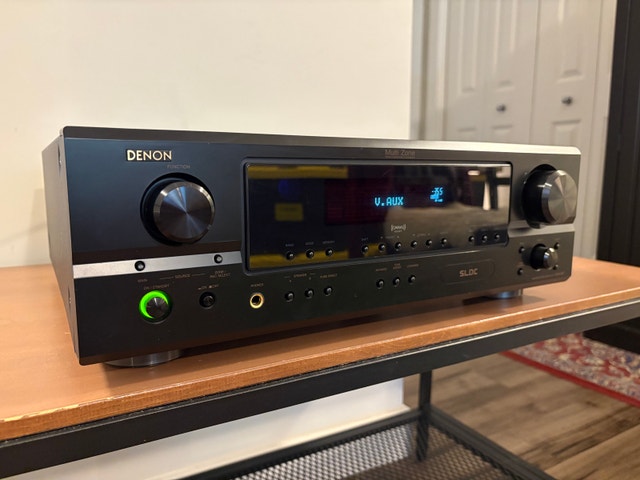 Denon DRA-397 Stereo Receiver (w/ UGREEN Bluetooth 6.0 Receiver)