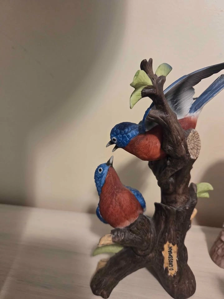 D. Grossman Porcelain Bluebird Figurine - photo 3