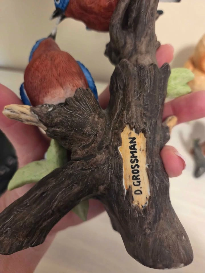 D. Grossman Porcelain Bluebird Figurine - photo 4